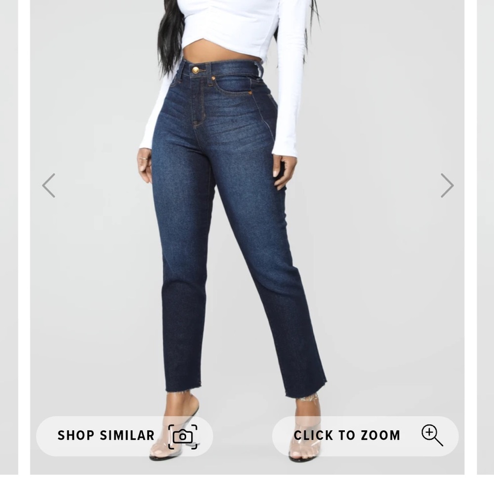 Burning love High Rise Mom Jeans -Dark Wash